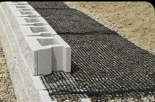 Geogrid installation