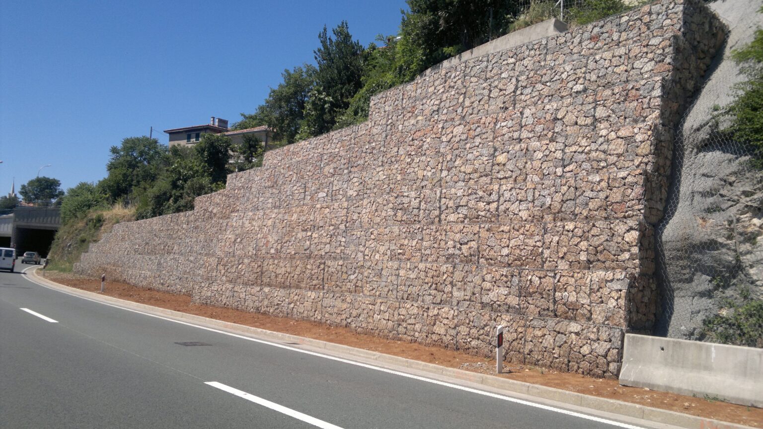 Gabion walls